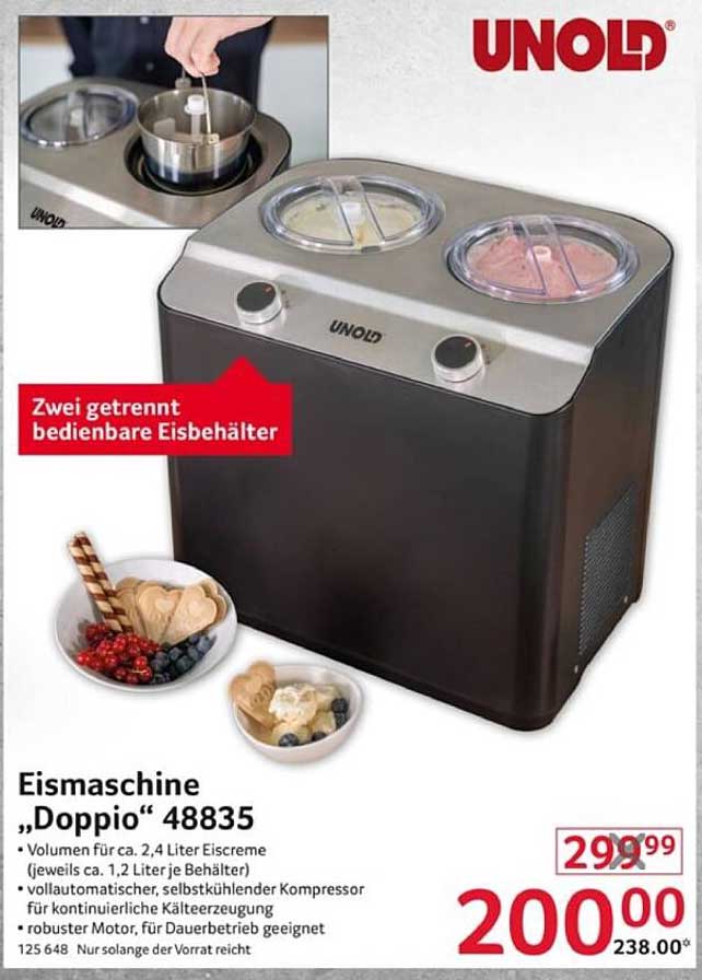Eismaschine „Doppio“ 48835
