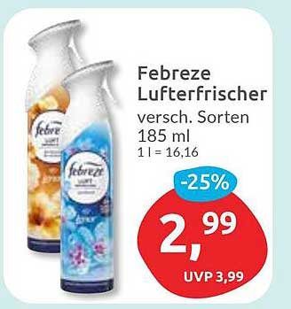 Febreze Luftfrischer - verschiedene Sorten 185 ml
