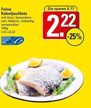 Feine Kabeljaufilets mit Haut – zart und vielseitig