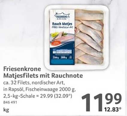 Friesenkrone Matjesfilets mit Rauchnote