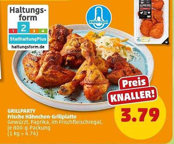 Frische Hähnchen-Grillplatte 800 g