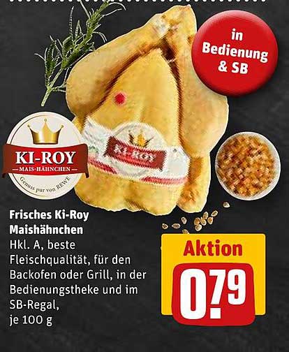 Frisches Ki-Roy Maishähnchen Hkl. A, beste Fleischqualität
