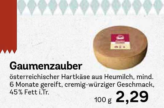 Gaumenzauber - österreichischer Hartkäse
