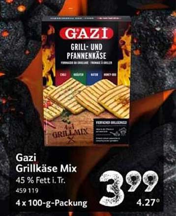 Gazi Grillkäse Mix - 4 x 100-g-Packung