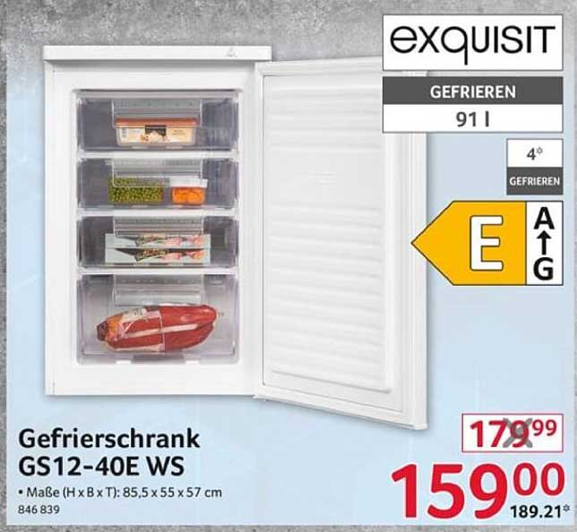 Gefrierschrank GS12-40E WS
