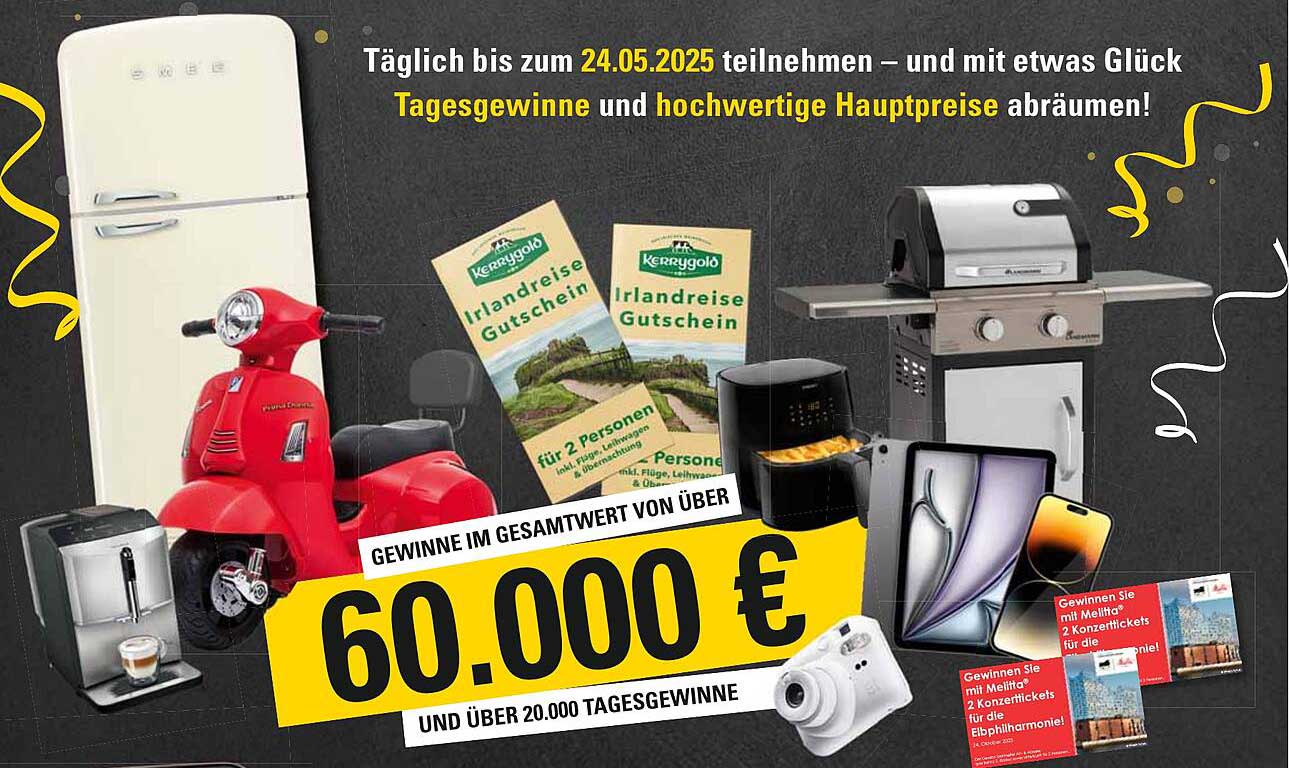 Gewinnen Sie großartige Preise bis zum 24.05.2025!