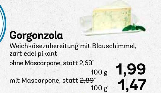 Gorgonzola - Weichkäse mit Blauschimmel