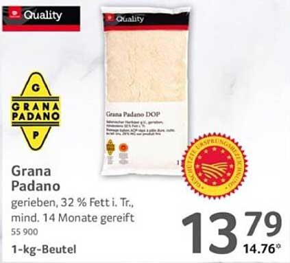 Grana Padano DOP - 1-kg-Beutel