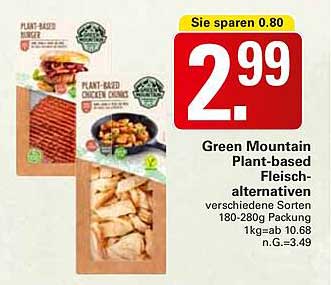 Green Mountain Plant-based Fleischalternativen