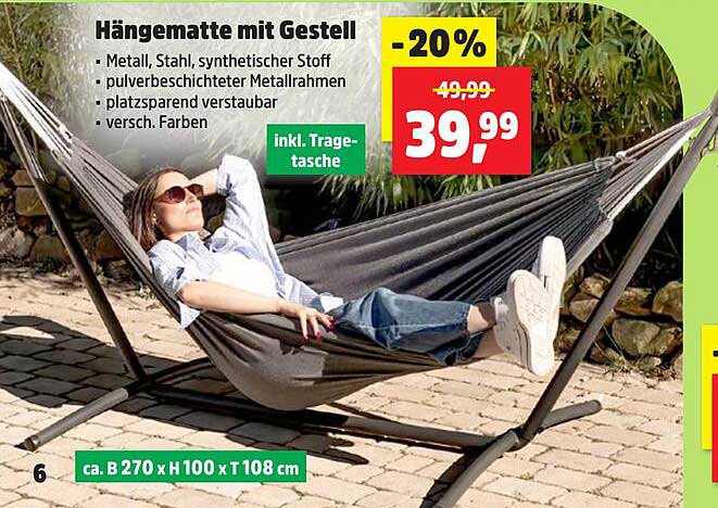 Hängematte mit Gestell