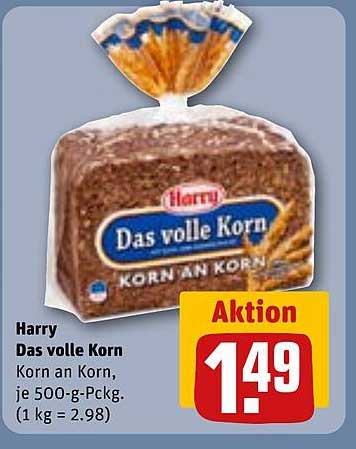 Harry Das volle Korn, Korn an Korn, je 500-g-Pckg.