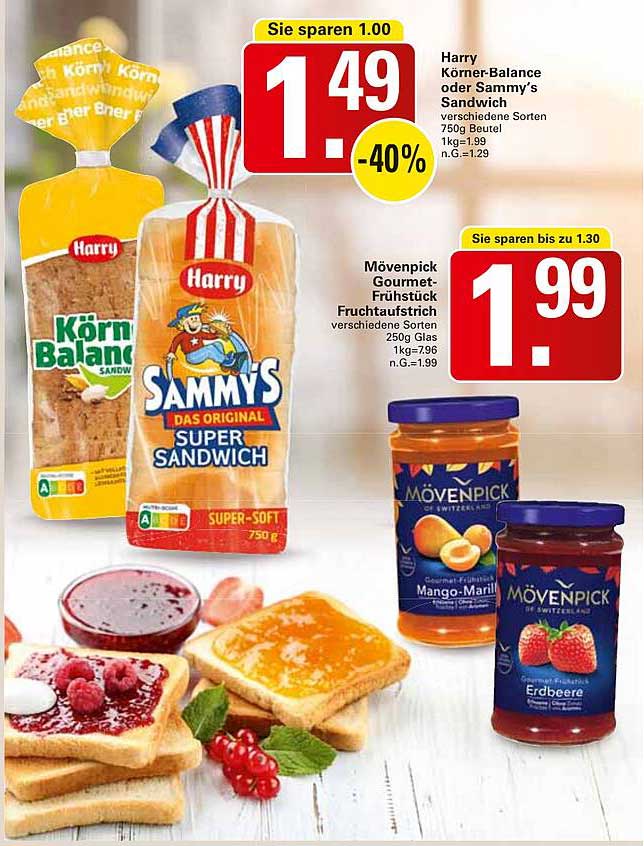 Harry Körner-Balance oder Sammy's Sandwich 750g Beutel