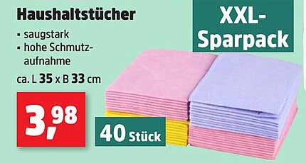 Haushaltstücher XXL-Sparpack - 40 Stück