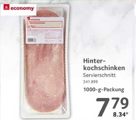 Hinterkochschinken Servierschnitt 1000-g-Packung
