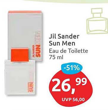 Jil Sander Sun Men Eau de Toilette 75 ml