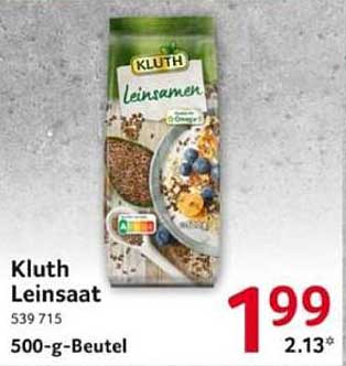 Kluth Leinsamen 500-g-Beutel
