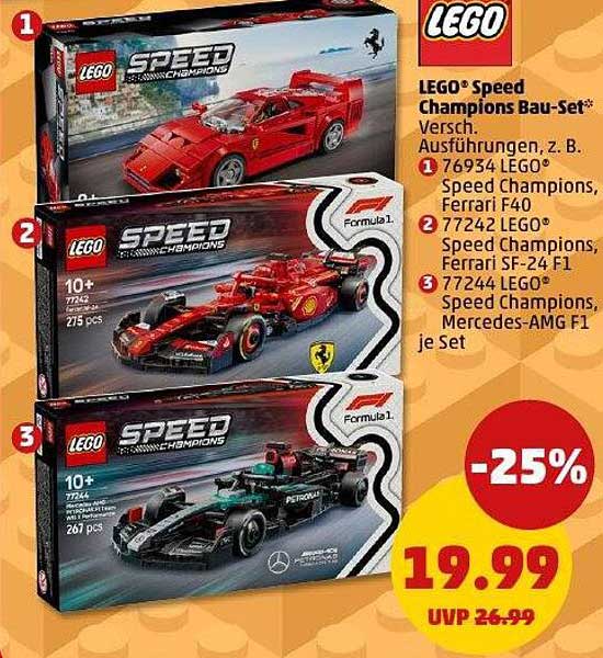 LEGO® Speed Champions Bau-Set – Verschiedene Ausführungen