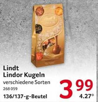 Lindt Lindor Kugeln – verschiedene Sorten