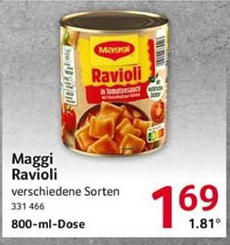 Maggi Ravioli in Tomatensauce 800-ml-Dose
