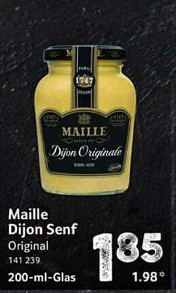 Maille Dijon Senf Original 200-ml-Glas
