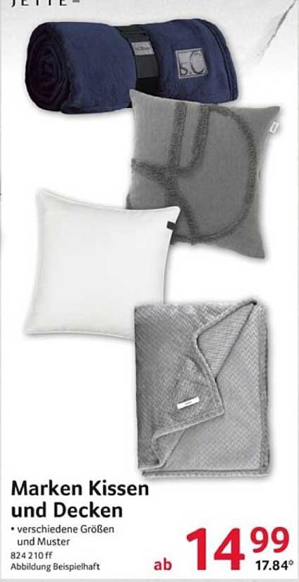 Marken Kissen und Decken