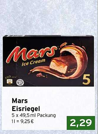 Mars Eisriegel 5 x 49,5 ml Packung