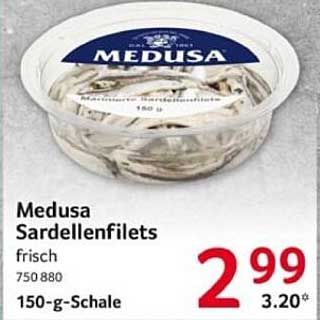 Medusa Sardellenfilets 150-g-Schale zum Aktionspreis