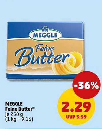 MEGGLE Feine Butter 250 g - Jetzt zum Sonderpreis!