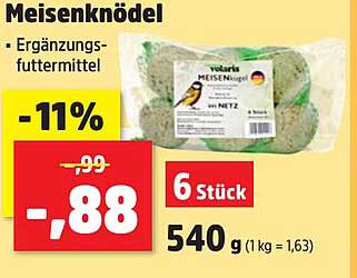 Meisenknödel - Ergänzungsfuttermittel im praktischen Netz