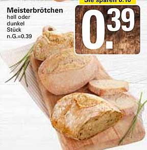 Meisterbrötchen hell oder dunkel