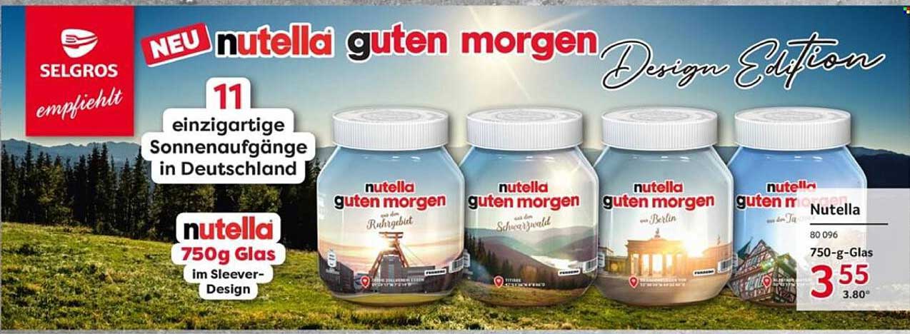Nutella Guten Morgen Design Edition 750g Glas