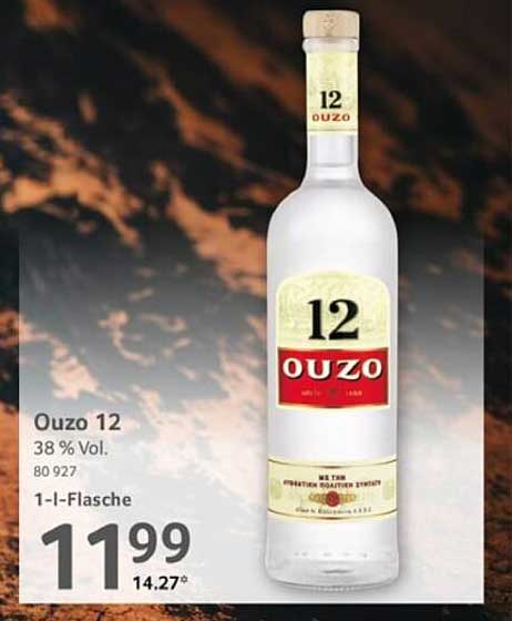 Ouzo 12 – 1-Liter-Flasche, 38 % Vol.