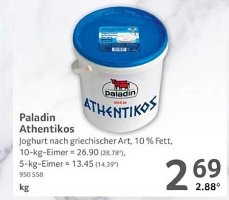 Paladin Athentikos Joghurt nach griechischer Art, 10 % Fett