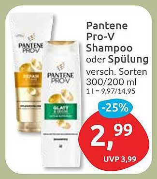 Pantene Pro-V Shampoo oder Spülung, 300/200 ml -25%