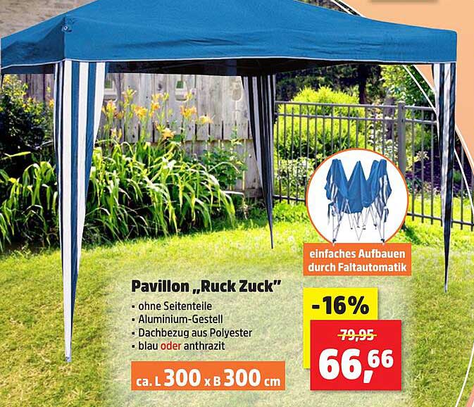 Pavillon „Ruck Zuck“
