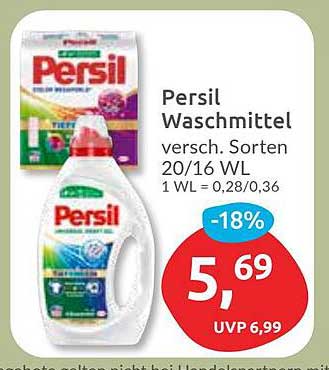 Persil Waschmittel - verschiedene Sorten 20/16 WL