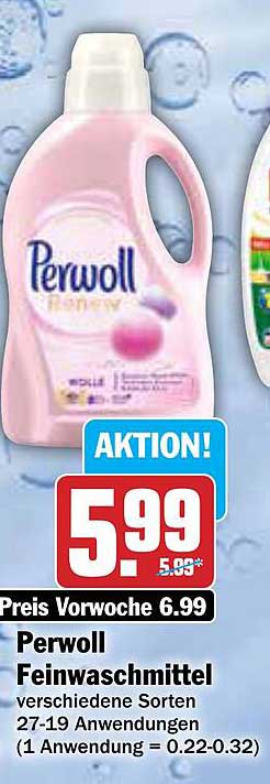 Perwoll Feinwaschmittel verschiedene Sorten