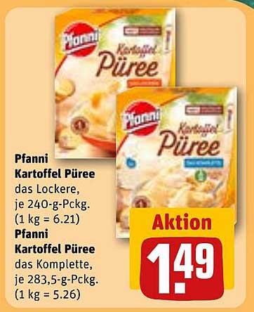 Pfanni Kartoffel Purée, das Lockere und das Komplette