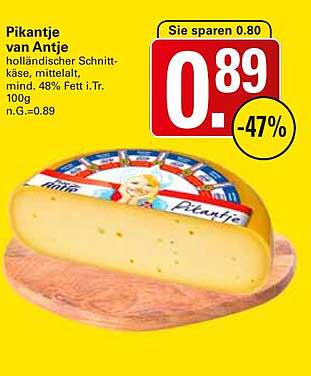 Pikantje von Antje - holländischer Schnittkäse