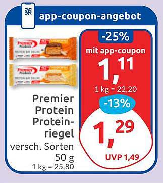 Premier Protein Proteinriegel - verschiedene Sorten