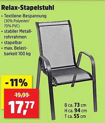 Relax-Stapelstuhl