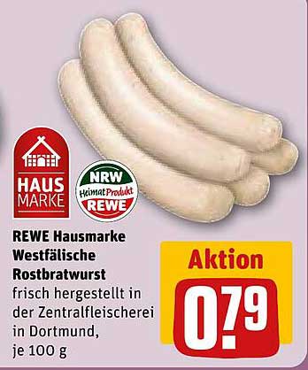 REWE Hausmarke Westfälische Rostbratwurst