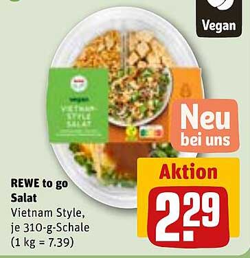REWE to go Salat Vietnam Style, je 310-g-Schale