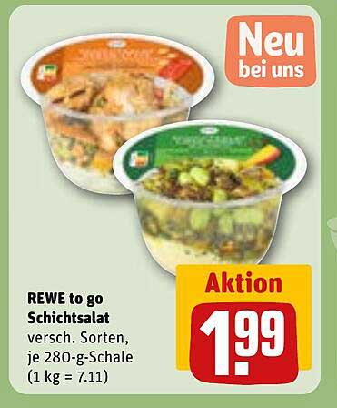 REWE to go Schichtsalat – Neu bei uns
