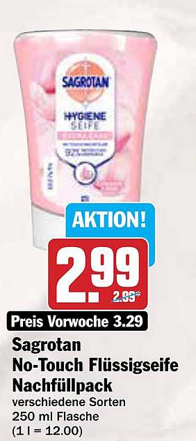 Sagrotan No-Touch Flüssigseife Nachfüllpack 250 ml