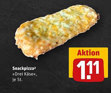 Snackpizza „Drei Käse“, je St.