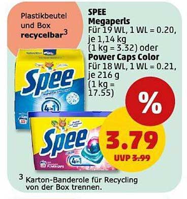 SPEE Megaperls oder Power Caps Color im Angebot