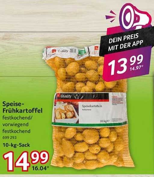 Speise-Frühkartoffel festkochend, 10-kg-Sack