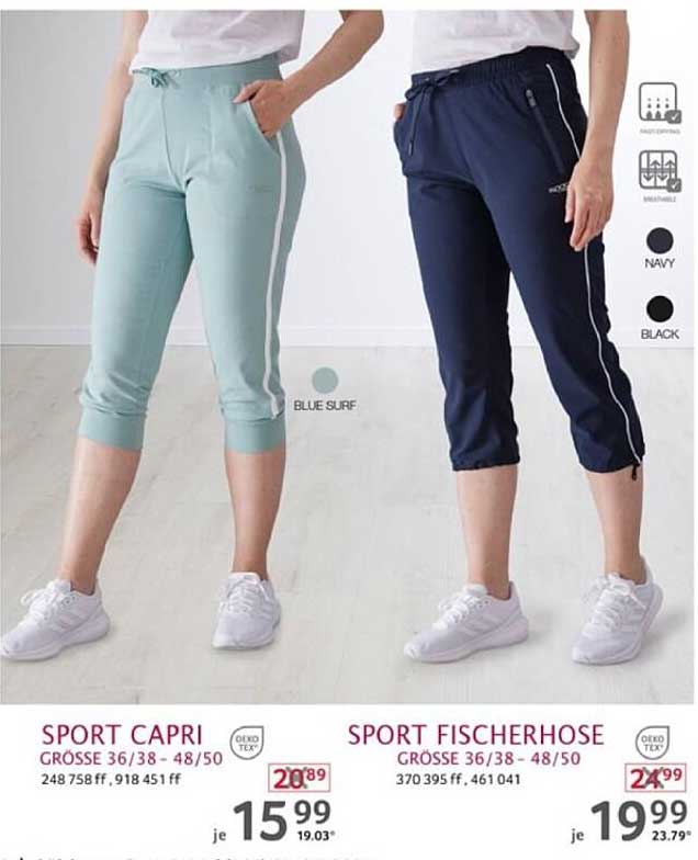 SPORT CAPRI und SPORT FISCHERHOSE