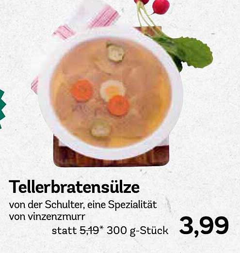 Tellerbratensülze von der Schulter, eine Spezialität von vinzenzmurr